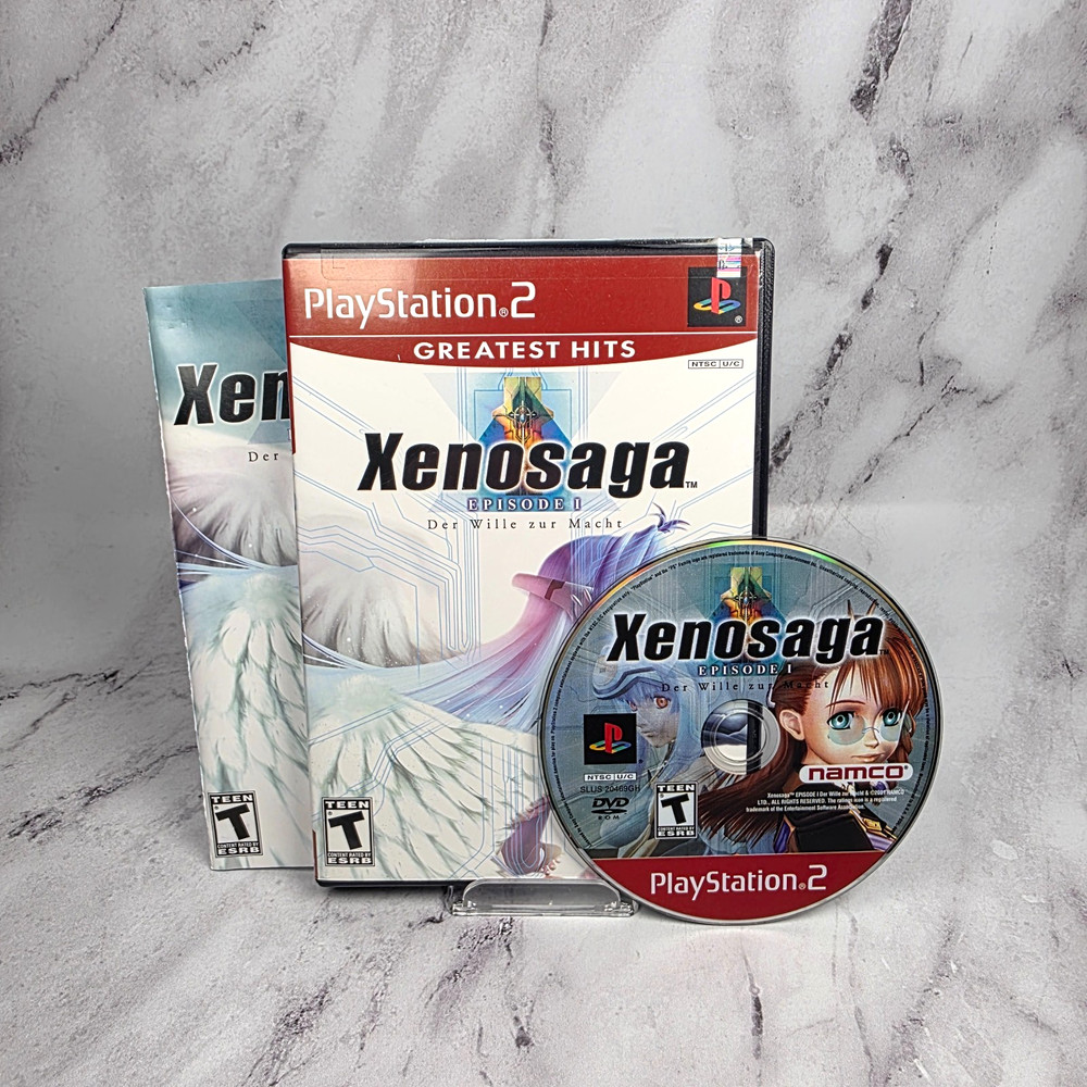 Xenosaga: Episode I (PlayStation 2 PS2, 2004) Complete CIB Manual