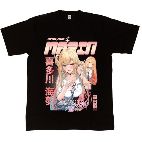 Animood Marin Kitagawa Waifu Shirt, Anime My Dress-Up Darling Waifu Black TShirt
