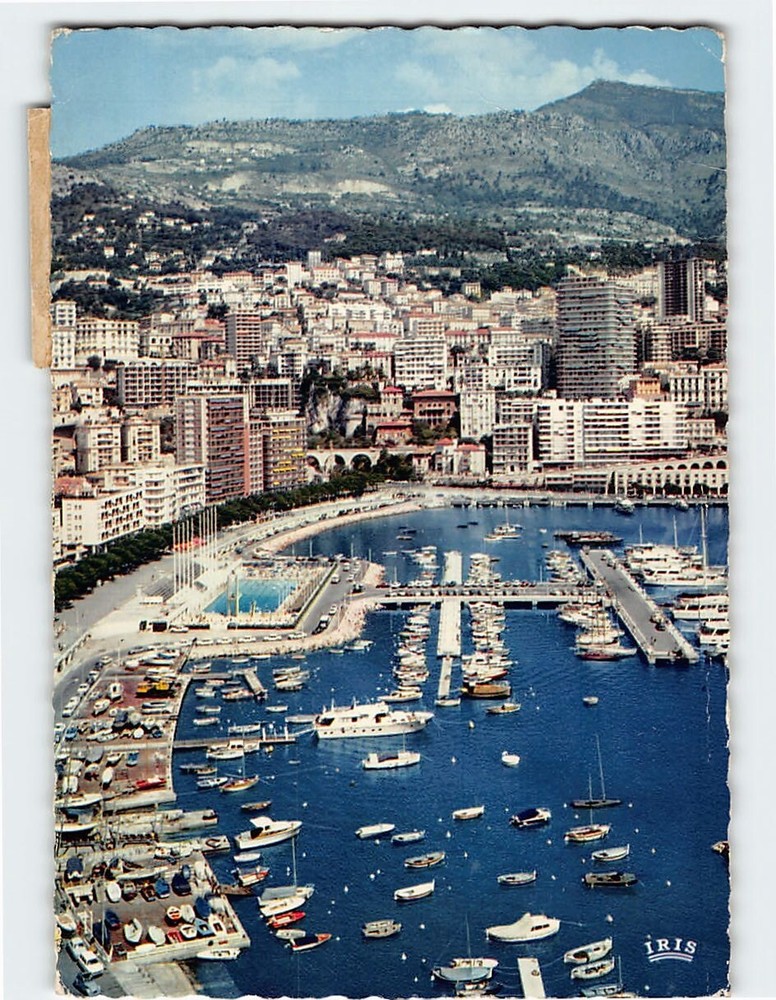 Postcard Aerial View Le Port Monaco