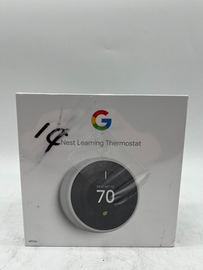 Google Nest Learning Thermostat - Smart Wi-Fi Thermostat - White