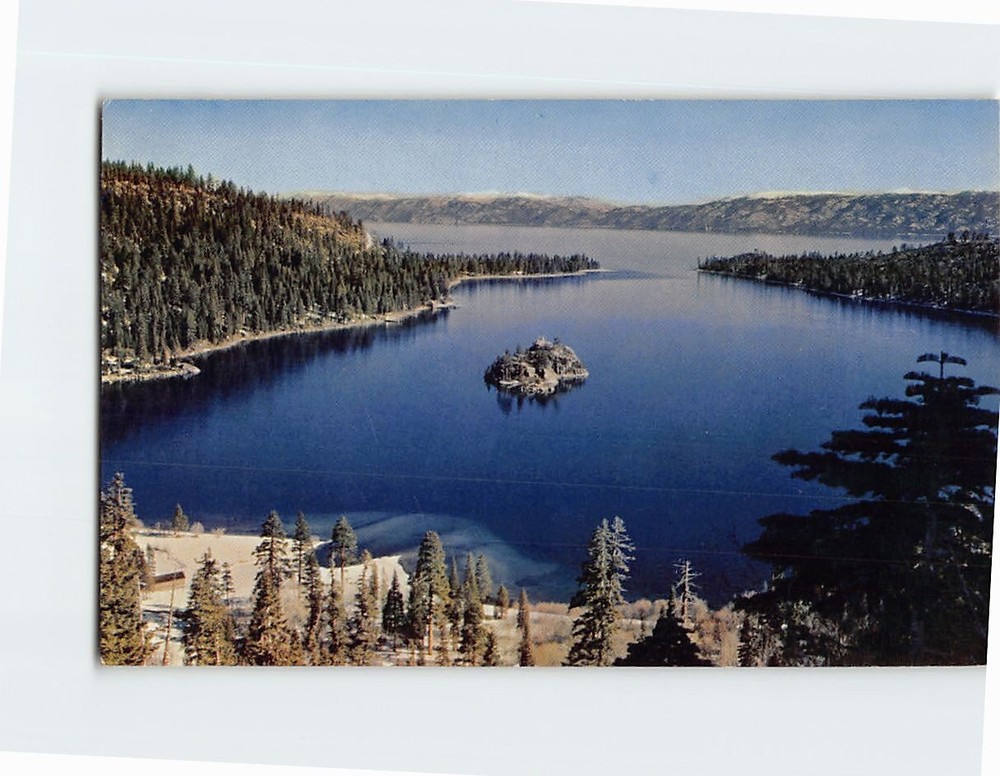 Postcard Emerald Bay On Lake Tahoe California USA