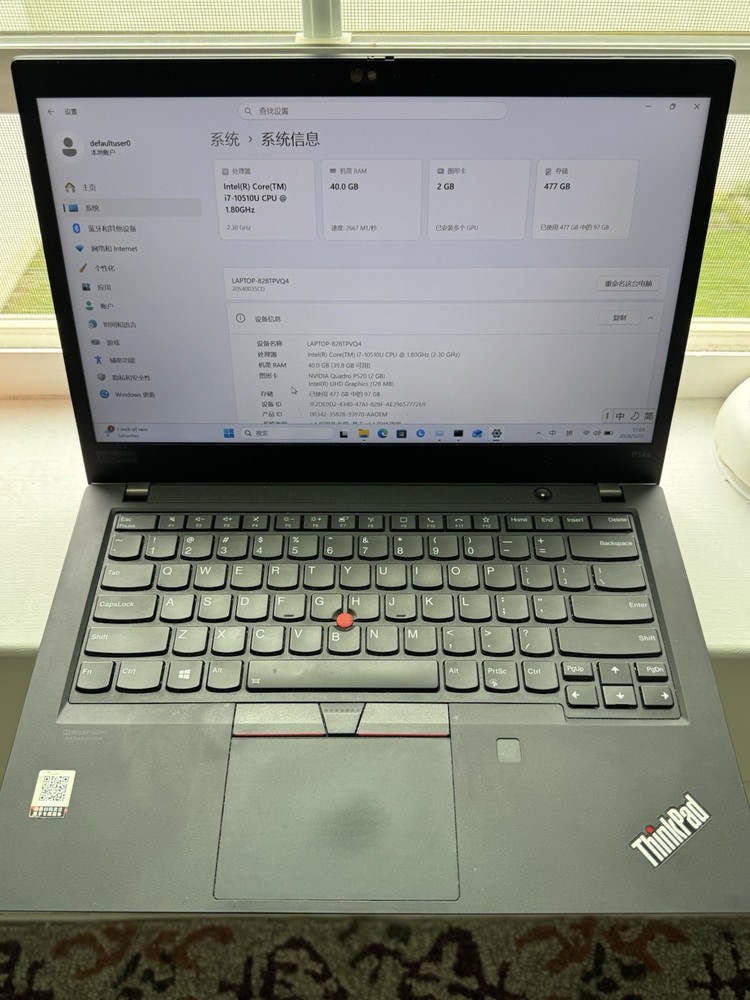 Lenovo ThinkPad P14s Gen 1 14