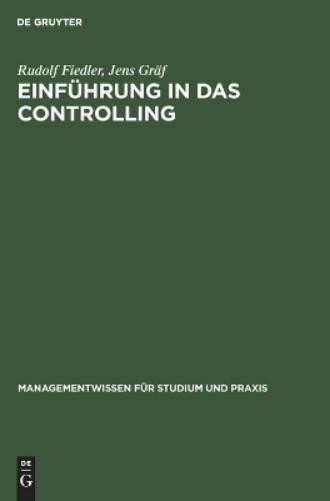 Rudolf Fiedler Jens Gräf Einführung in das Controlling (Hardback)Another great item from Rarewaves USA | Free delivery!