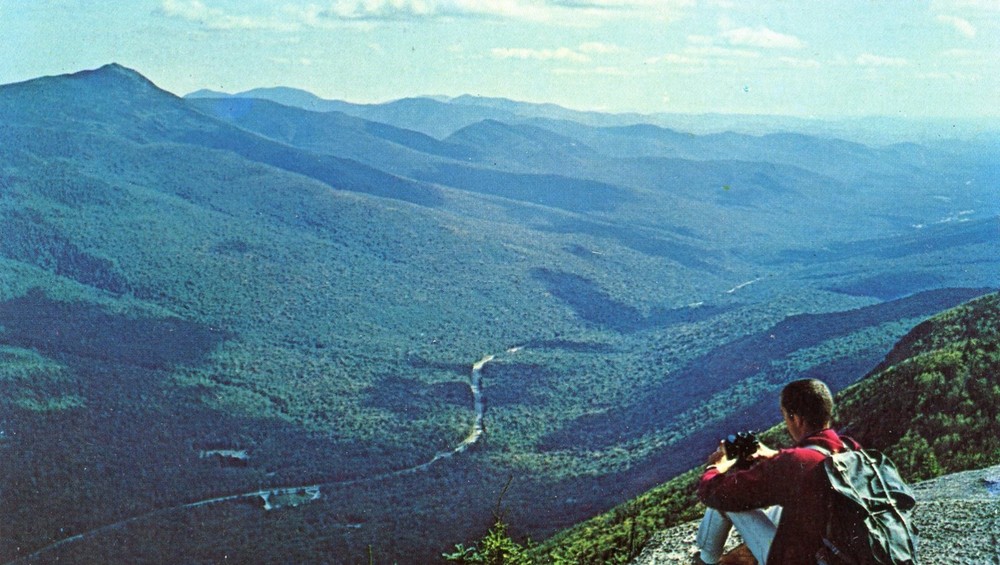 Along the Rim Trail, Cannon Mountain, Franconia Notch, NH, UNP, EXC --POSTCARD
