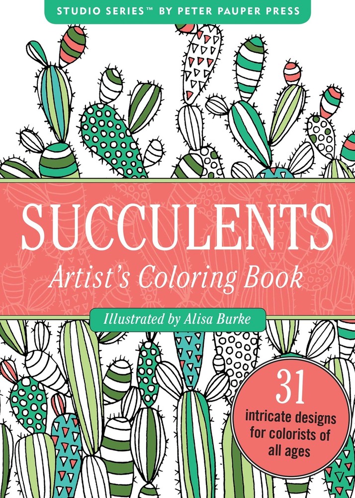 Color Bk Small Succulents (Studio) - paperback Burke, Alisa