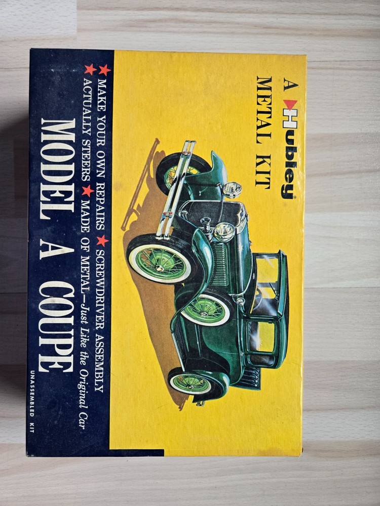 Hubley metal model car kit Model A Coupe
