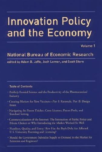 Innovation Policy and the Economy, Volume 1 by Adam B Jaffe: Used