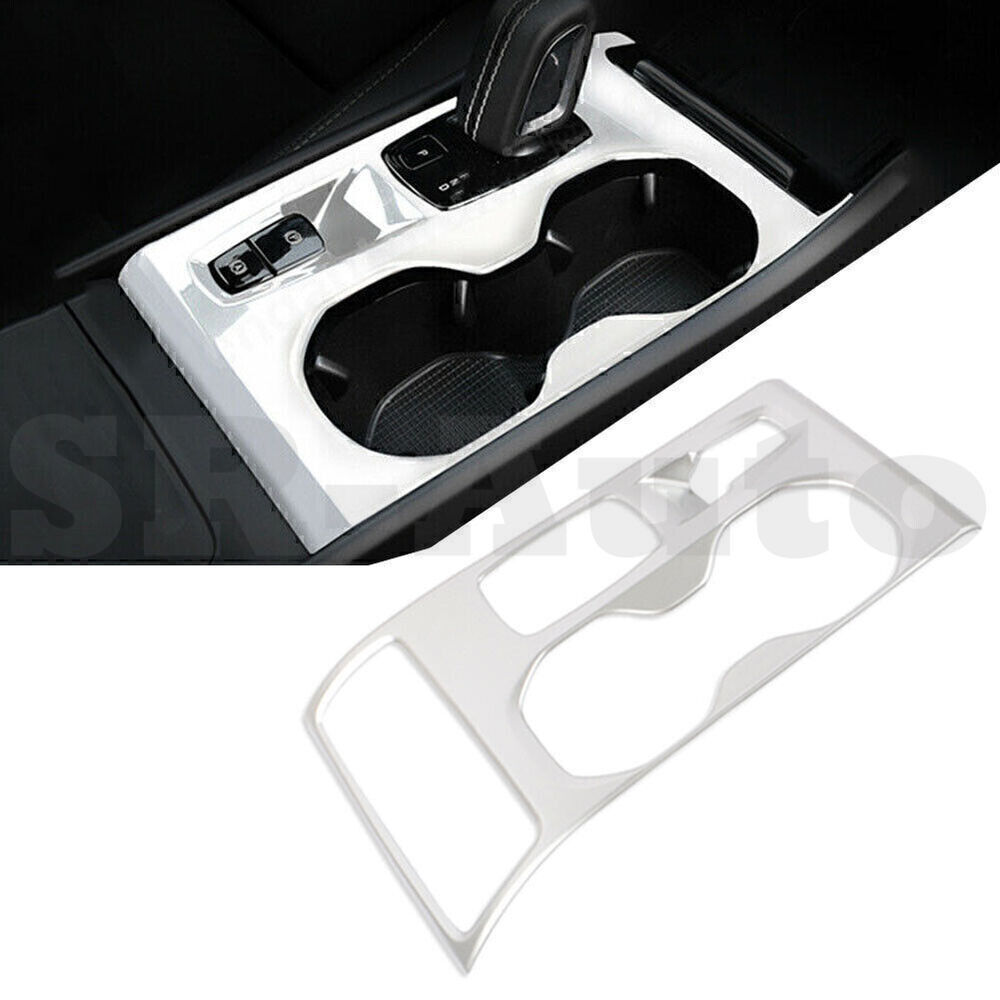 Volvo XC40 2019-2023 ABS Matte Silver Gear Shift Panel Trim  -image