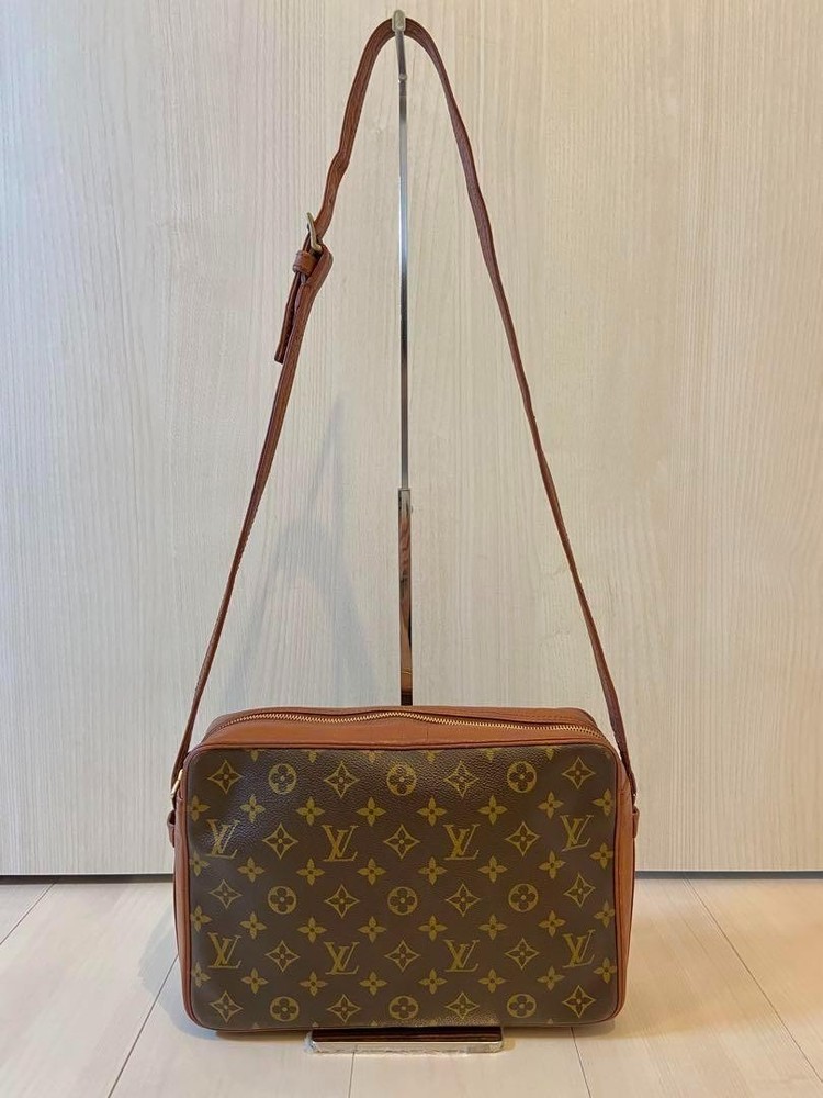 Louis Vuitton Monogram Sac Bande Lière Leather Shoulder Bag Pre-Owned