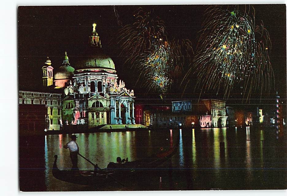 Postcard The Church of the Virgin of Health Venice Italy