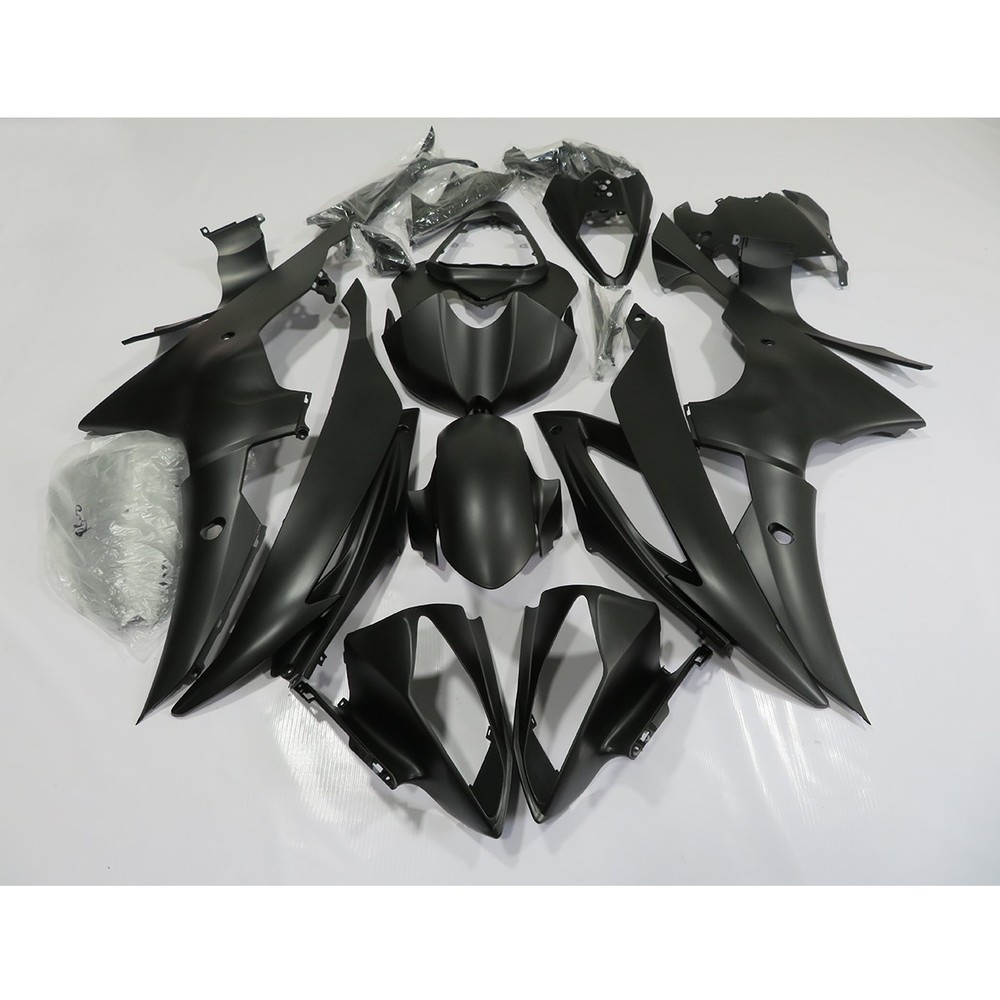 Matte Black Bodywork Fairing Kit Frame ABS Plastics For Yamaha YZF R6 2008-2016