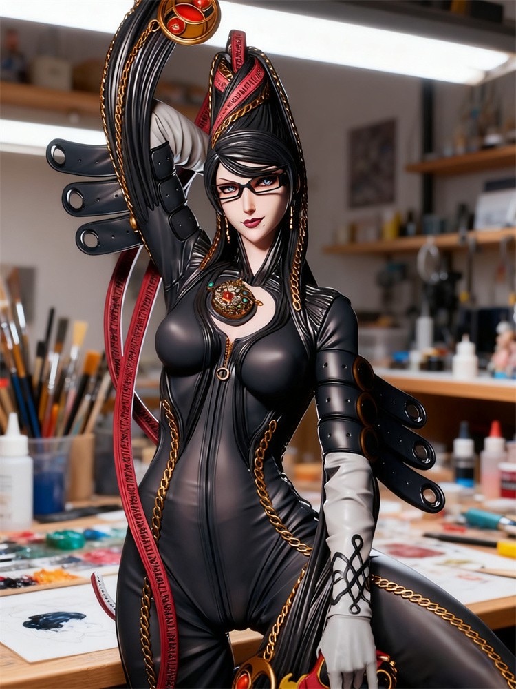 3D Print 1/8 1/6 BAYONETTA Garage Kit Figure Model Kit Unpainted Unassembled GK