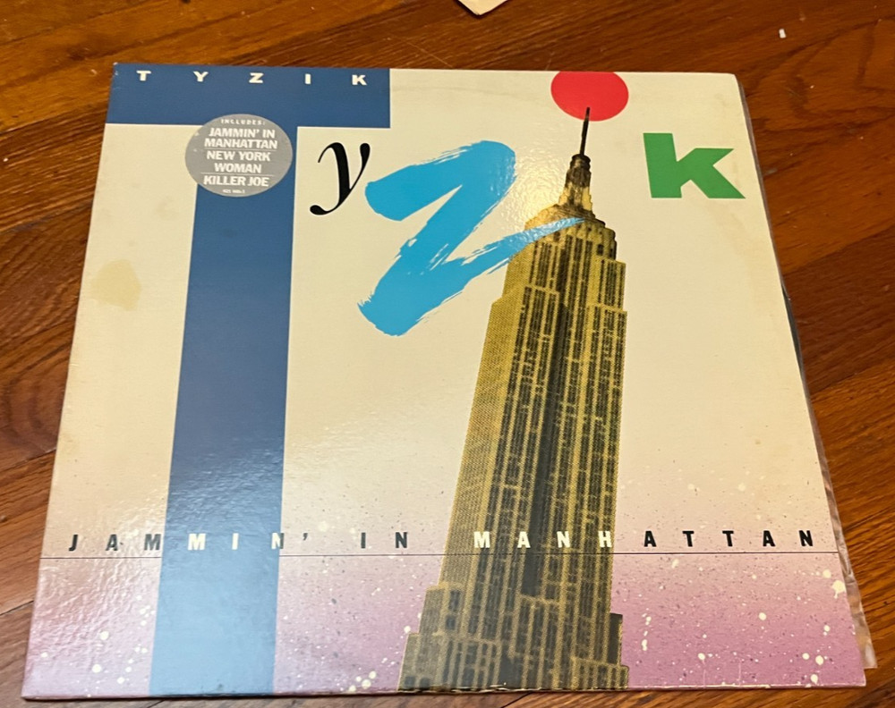 TYZIK Jammin' in Manhattan ORIIGNAL 1984 LP  VINYL ALBUM  NEAR MINT