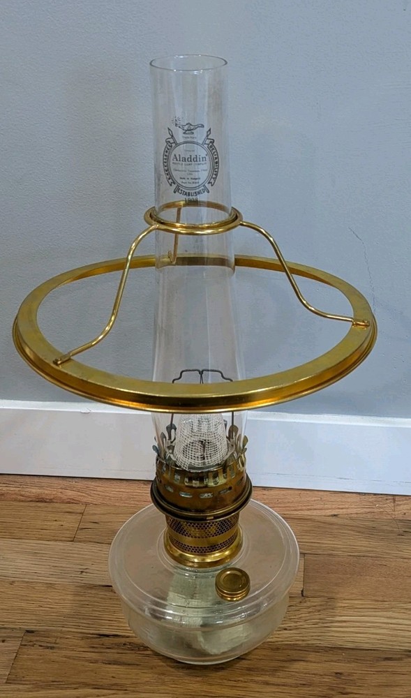 Aladdin Oil Lamp Model 23 Burner Shade Wick 19.5