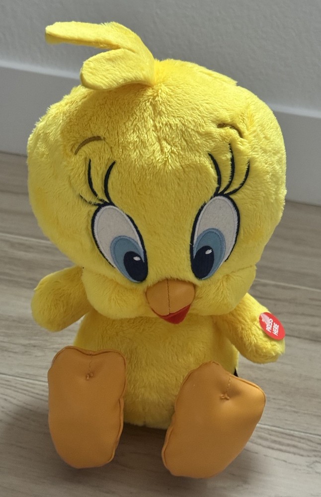 Looney Tunes Plush Talking Animated Tweety 80 Years of Tweety Tested Works 2022