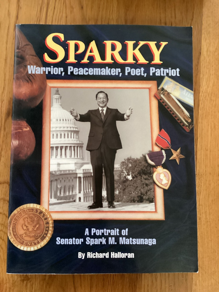 Senator Sparky Matsunaga & Richard Halloran Autographed 