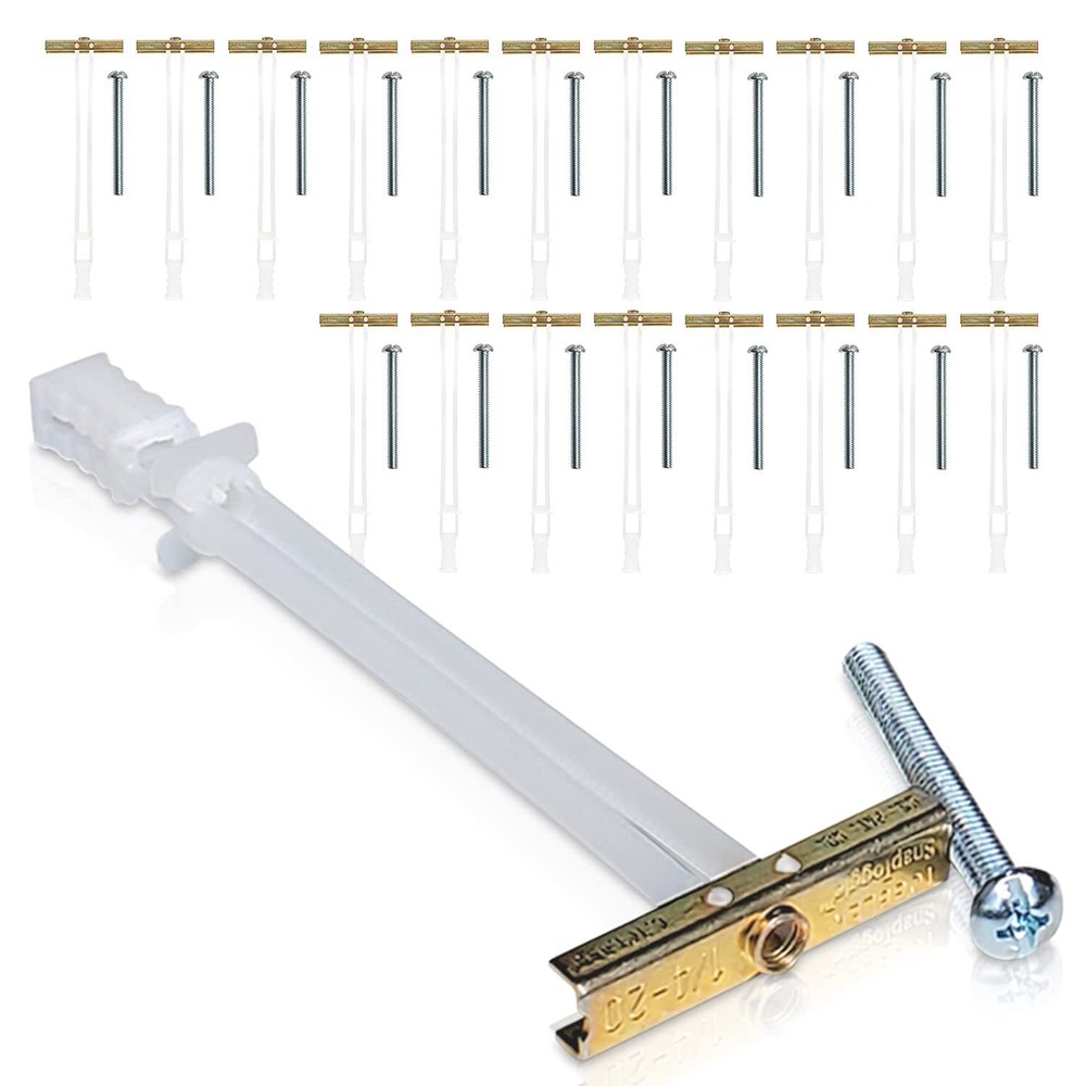SNAPTOGGLE Drywall Anchor with Included Bolts for 1/4-20 Fastener Size; Holds...
