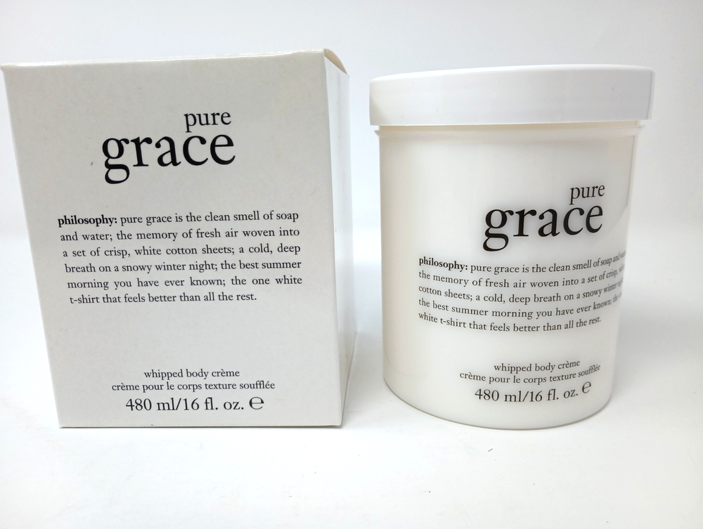 Philosophy Pure Grace Whipped Body Creme – BIG 16 fl oz – New in Box