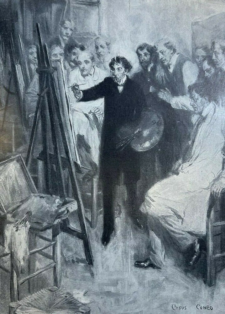 1906 James Abbott McNeill Whistler Academy of Painting illustrated-image