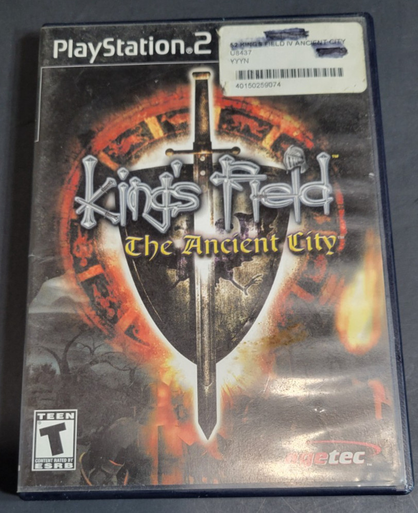 King's Field: The Ancient City (Sony PlayStation 2, 2002) No Manual