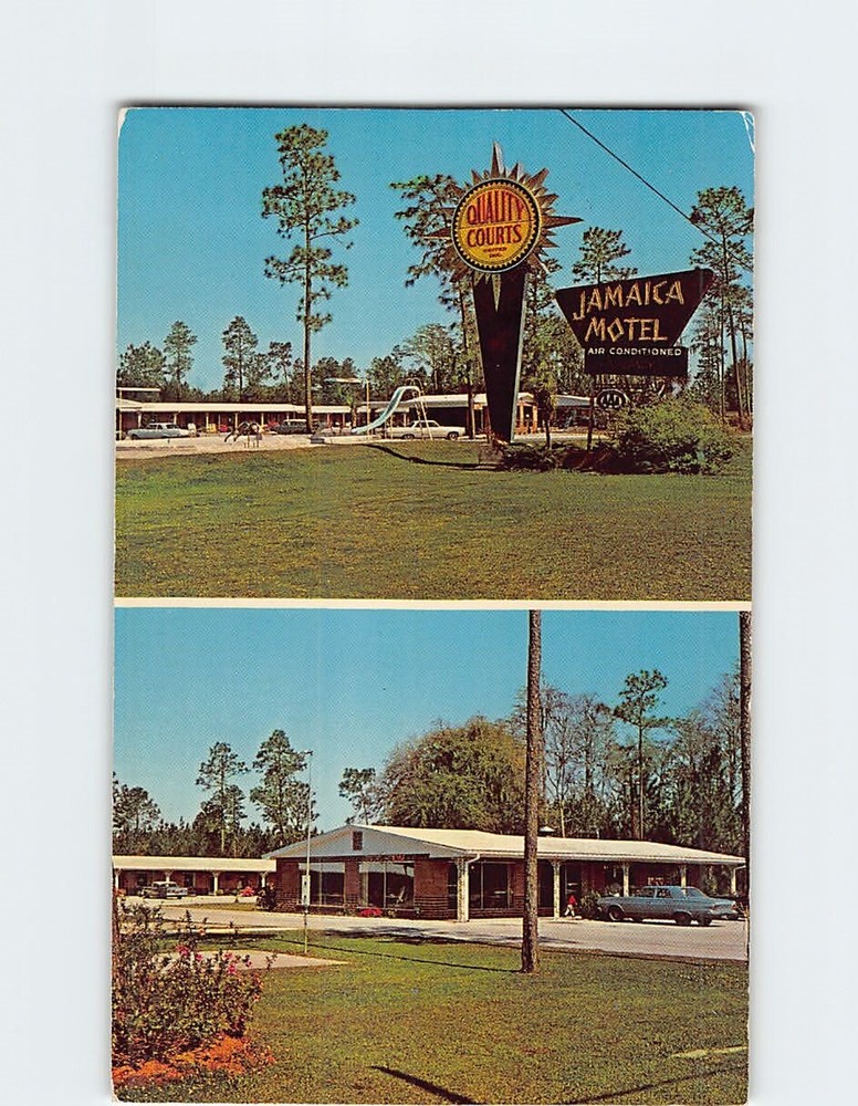 Postcard Quality Court Jamaica Motel & Restaurant  Callahan Florida