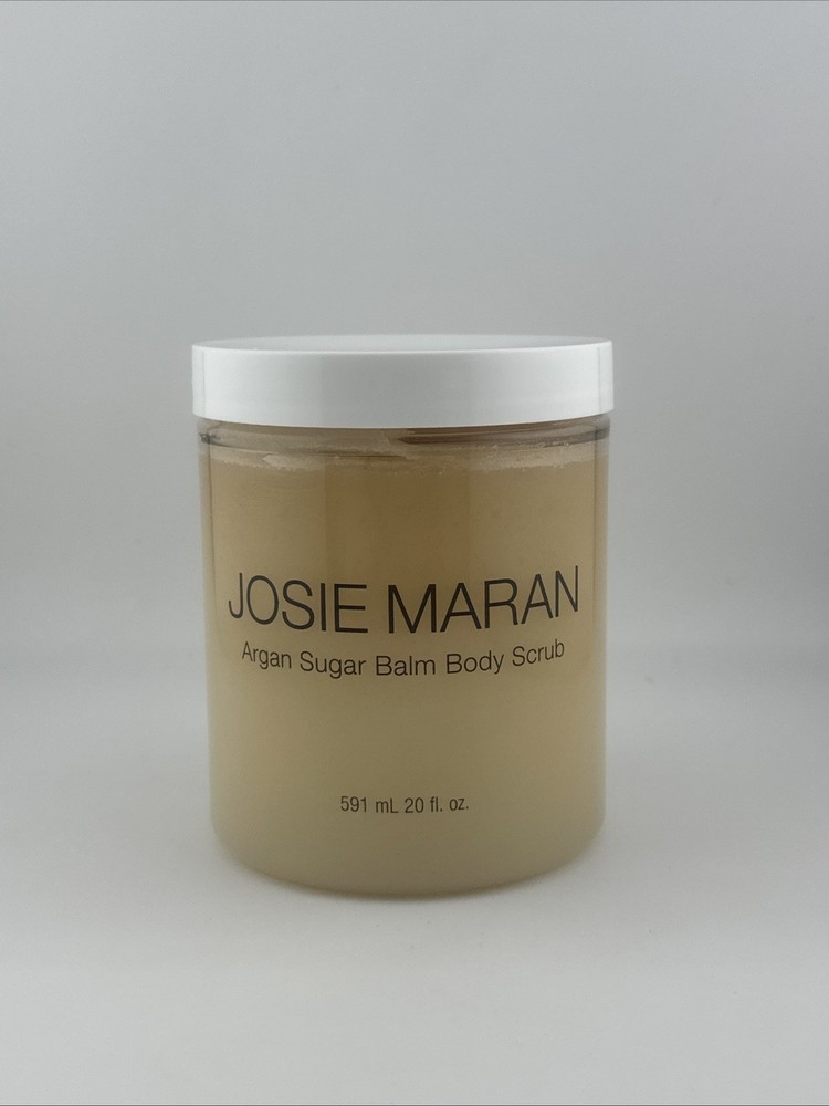 Josie Maran Baked Lemon Bliss Argan Sugar Body Scrub 20 oz New Sealed