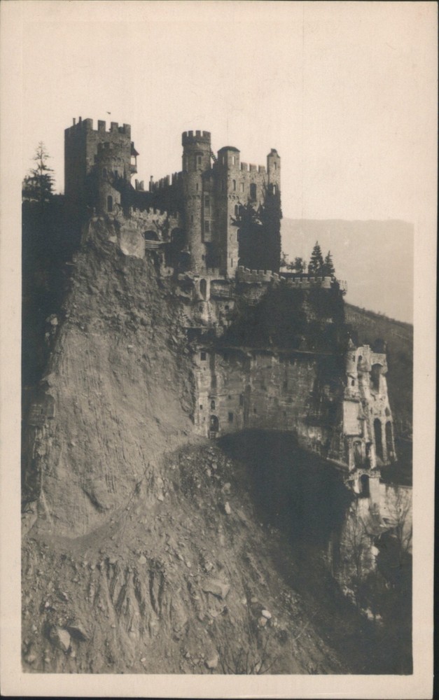 Italy RPPC Castle Cliff,Merano E. Joppe Real Photo Post Card Original Vintage