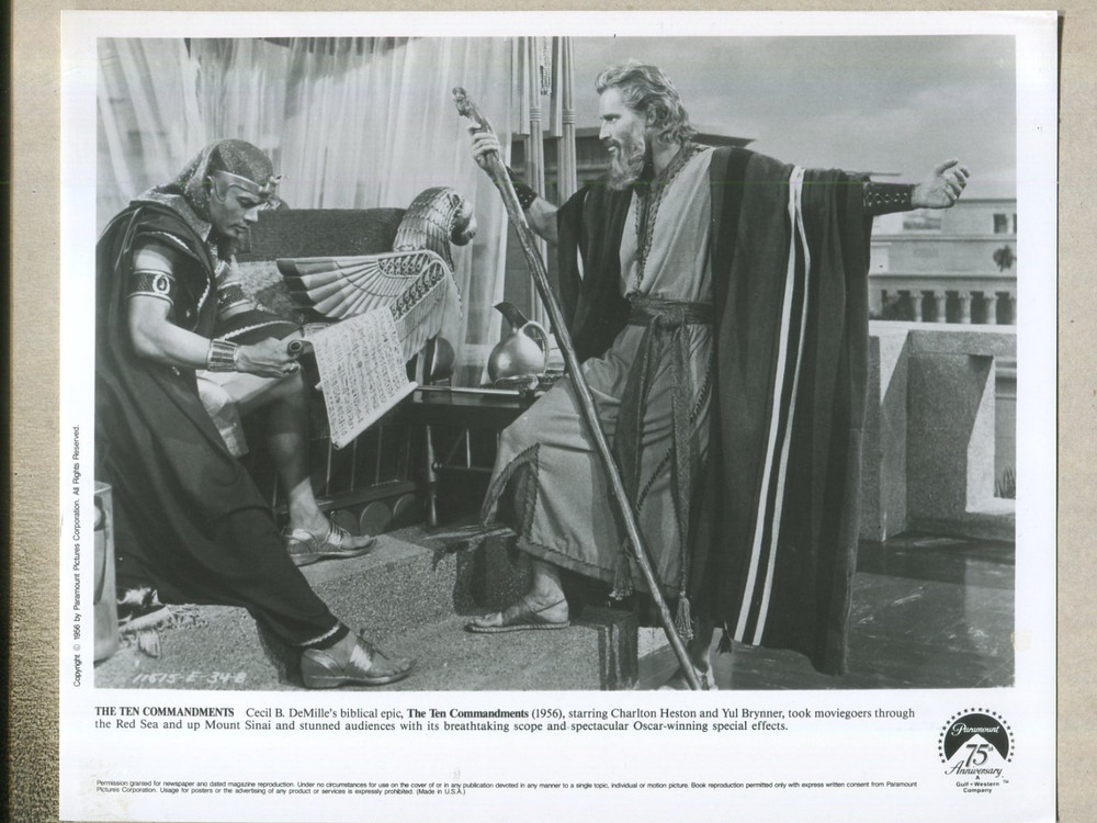Charlton Heston, Yul Brynner: 