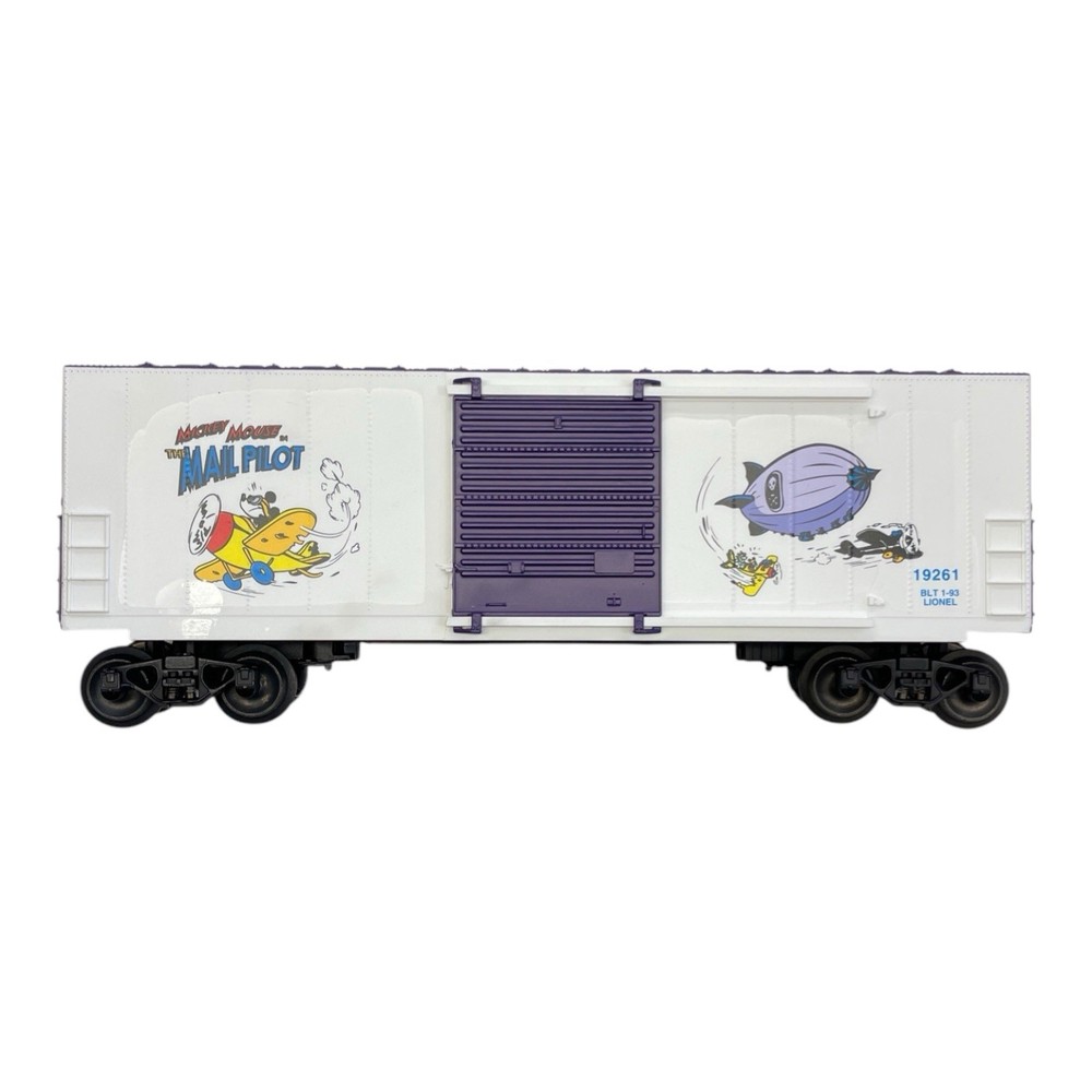 Lionel 6-19261 The Perils Of Mickey Hi-Cube Boxcar I O Gauge