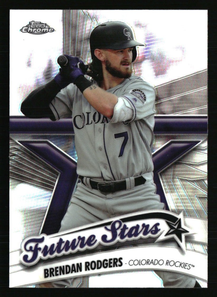 Brendan Rodgers 2020 Topps Chrome FS-12 Baseball Card Rookie RC