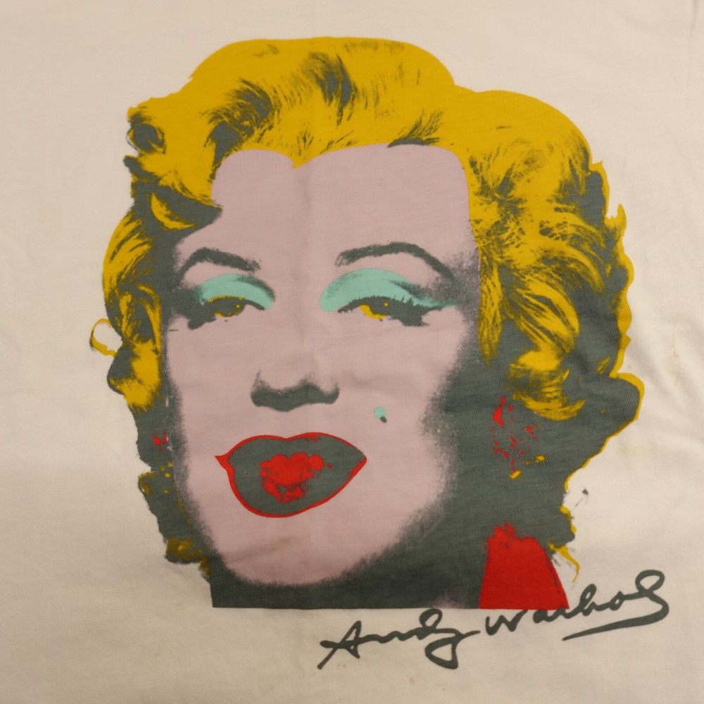 Uniqlo Andy Warhol Shirt Medium White Merlyn Monroe