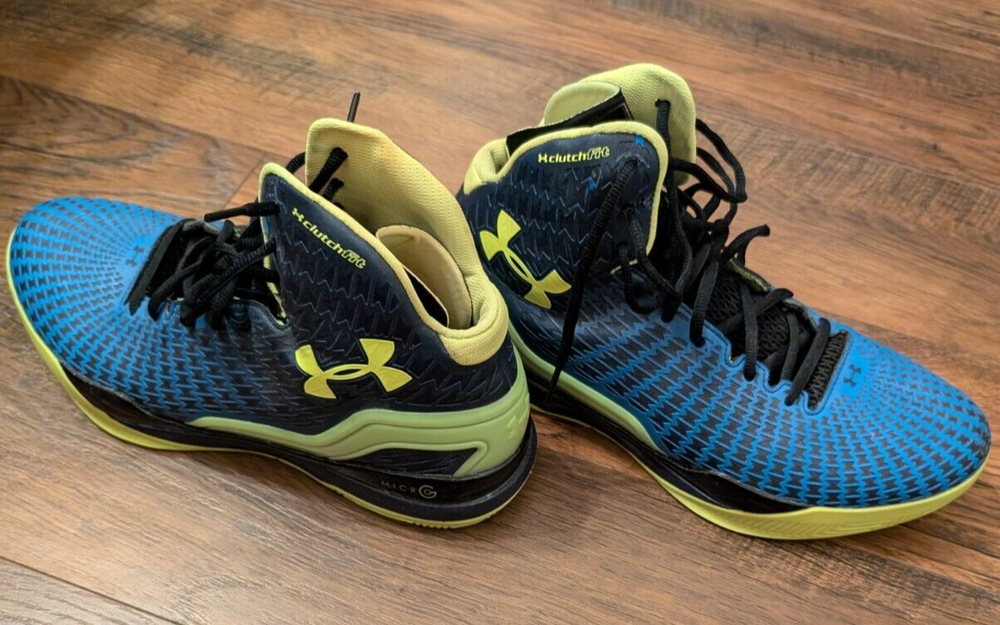 Under Armour Steph Curry Micro G ClutchFIt Blue Basketball Shoes