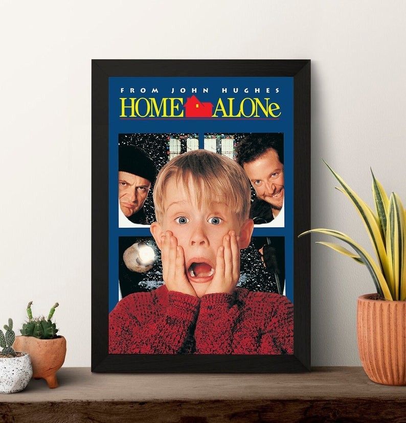 High Quality Home Alone Movie Poster Print - Wall Art Photo No Frame