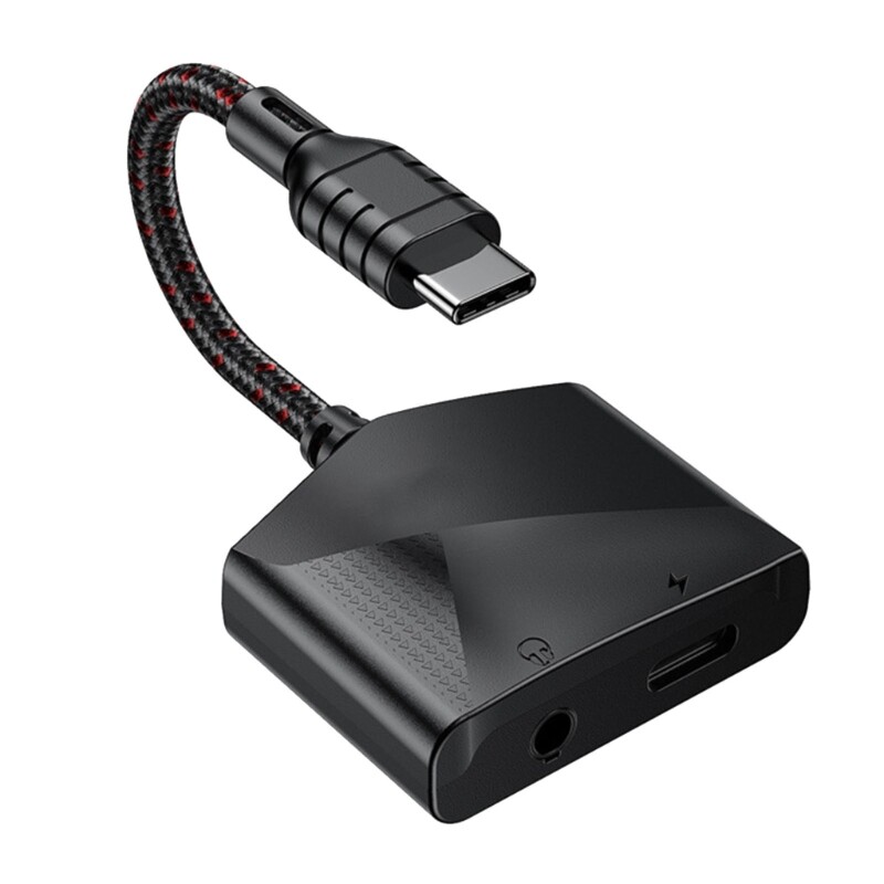 USB C to 3.5mm Audio Adapter with Fast Charging 135mm for Music Lovers