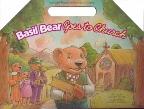 Basil Bear Goes to Church - Board book, by Woody Marilyn - Very Good