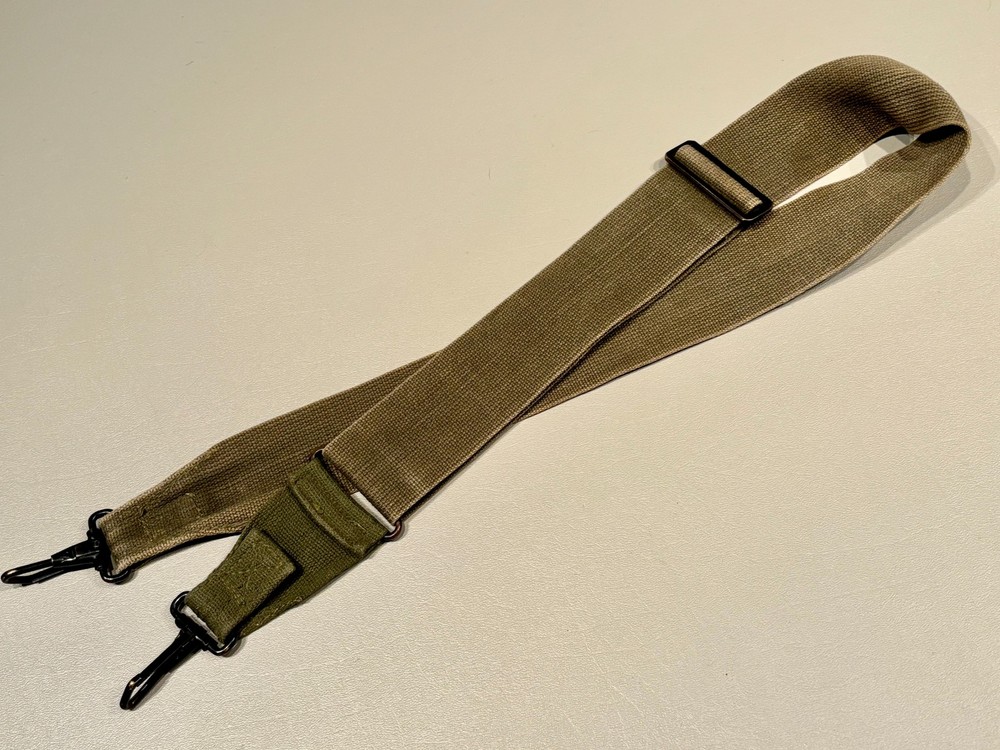 KOREAN WAR US ARMY MUSETTE, DISPATCH, AMMUNITION BAG CARRY STRAP   #45