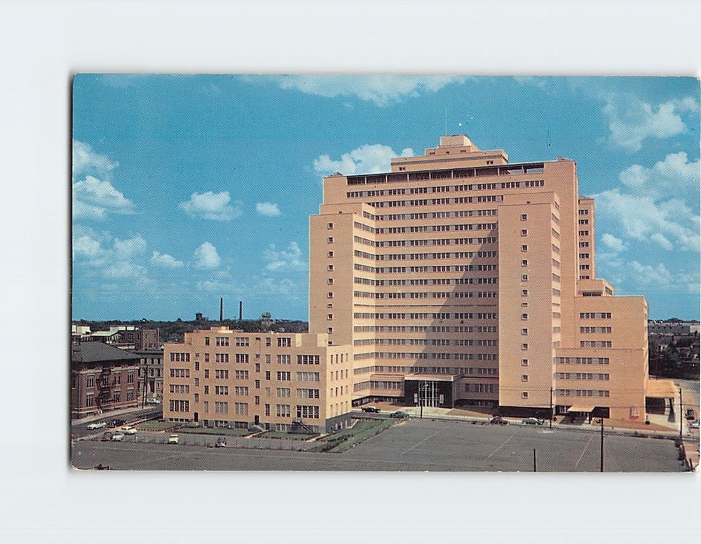Postcard Grady Memorial Hospital Atlanta Georgia USA