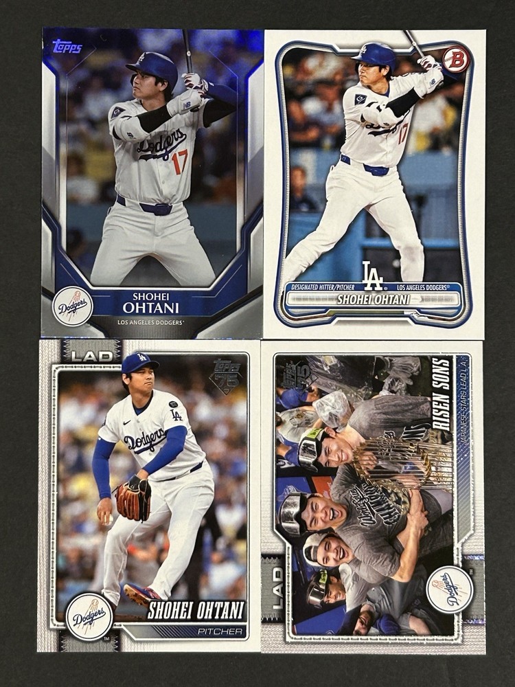 2026 Topps Shohei Ohtani Los Angeles Dodgers 4 Card Lot