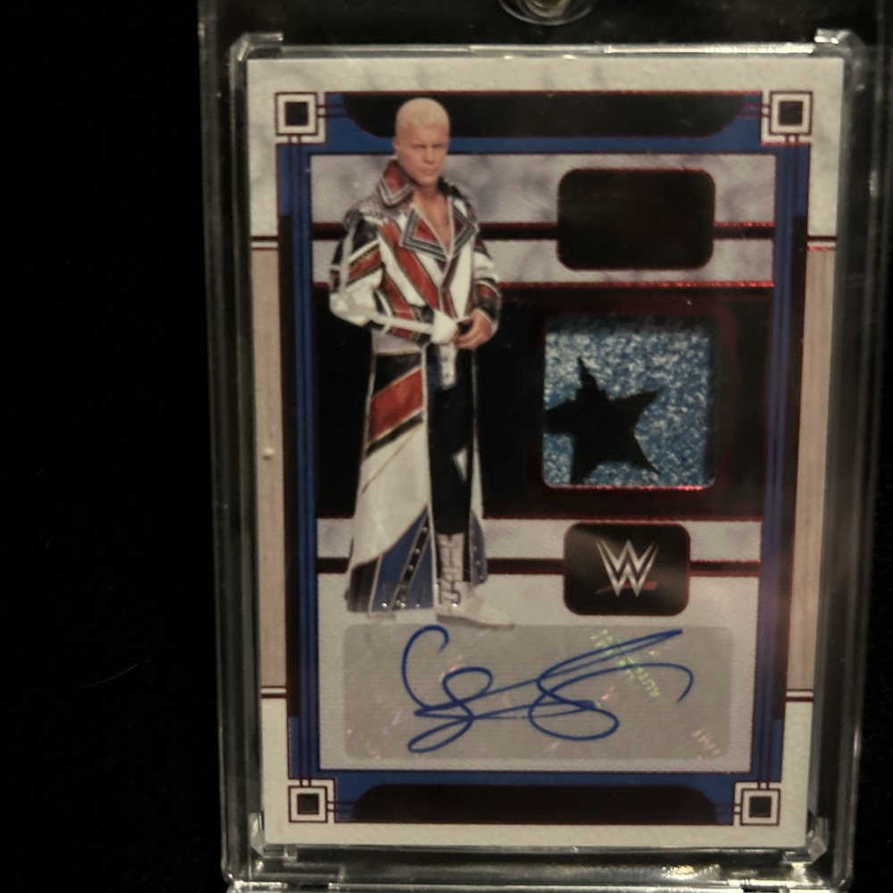 2024 Three Count Cody Rhodes Relic Auto Red /15