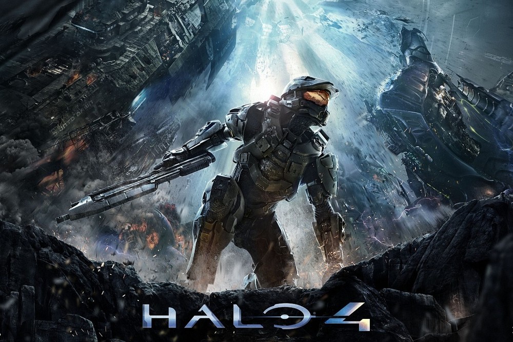 Halo 4 Master Chief Game Poster Wall Decor Art Print Canvas Poster