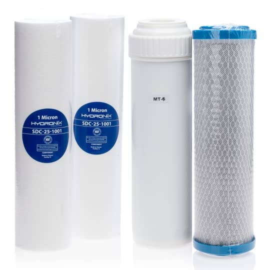 Enhanaced RV Water Filter System + Iron & Heavy Metals Filter Refill Kit (4 F...