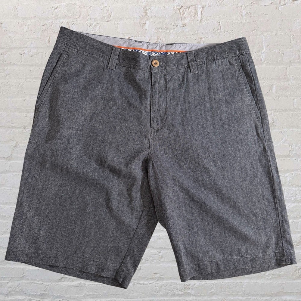 Tommy Bahama Silk Havana Herringbone Shorts Men Size 36