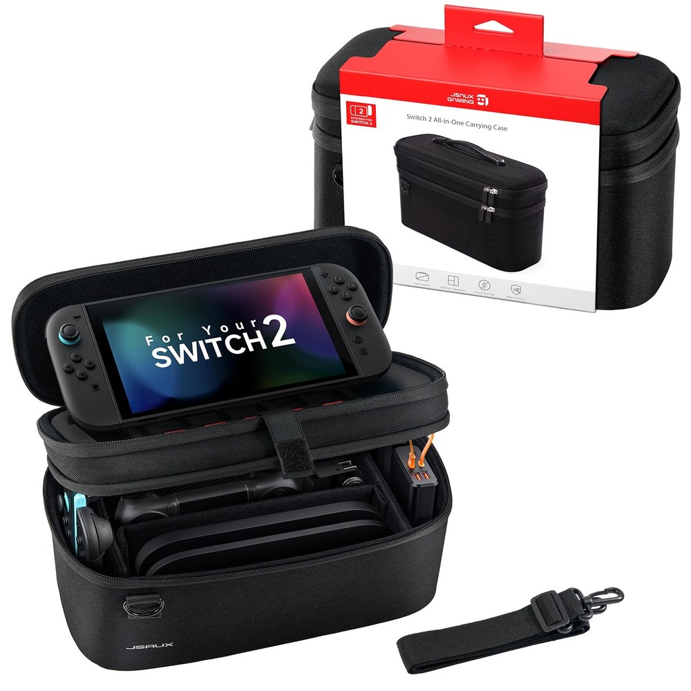 JSAUX All-in-One Carrying Case for Nintendo Switch 2 / ROG Xbox Ally / Ally X...