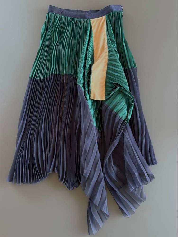 sacai Pleated Skirt Size S Deformed Vintage Condition No Stains