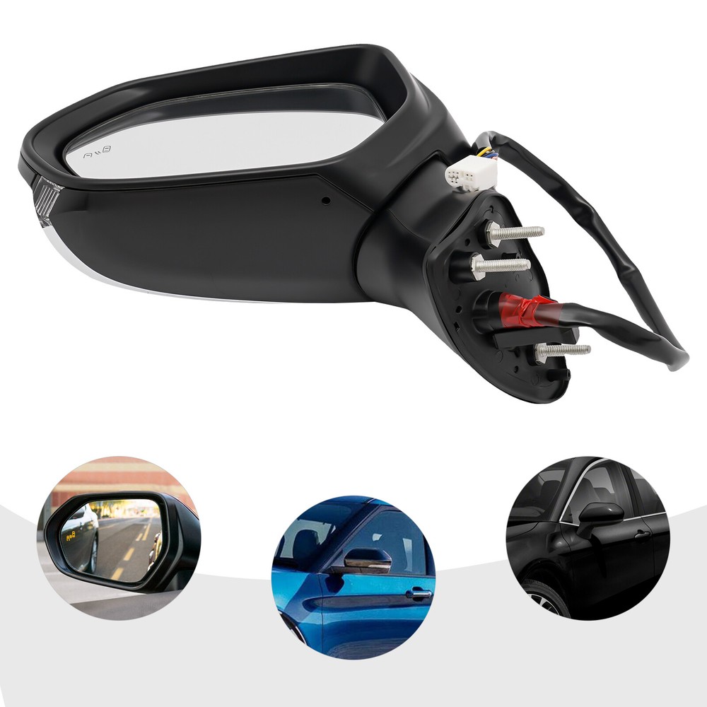 Side Mirror for 2018-2023 Toyota Camry Power Heated Lamp BSM Left Driver Side