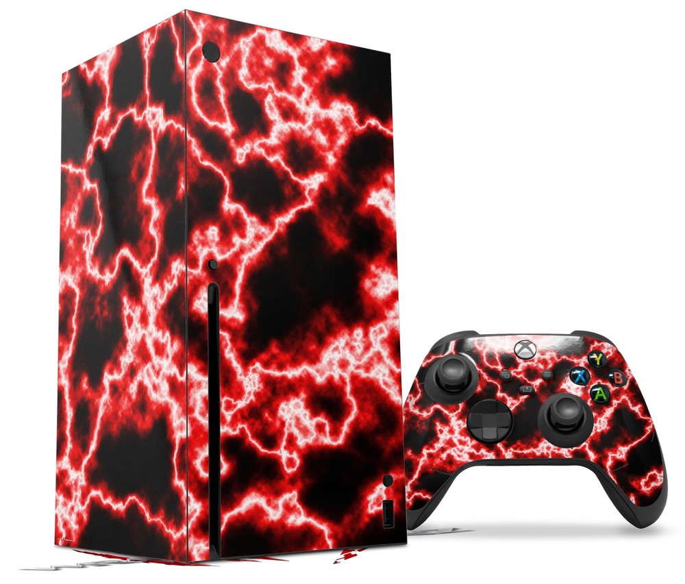 Skin Set for XBOX Series X Electrify Red