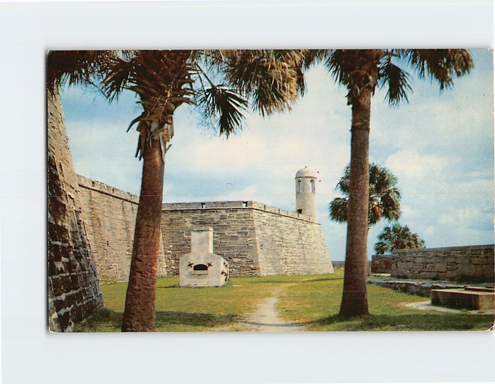 Postcard Castillo De San Marcos Saint St. Augustine Florida USA North America