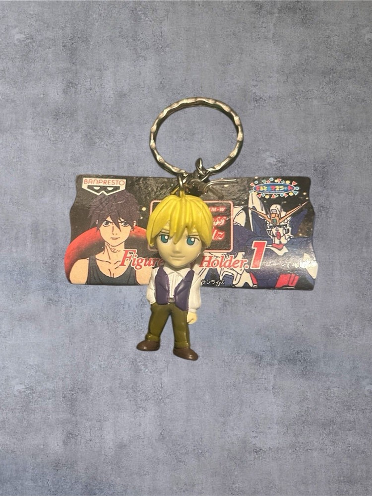 Gundam W Wing Quatre Raberba Winner Figure Key Chain JAPAN ANIME — US SELLER