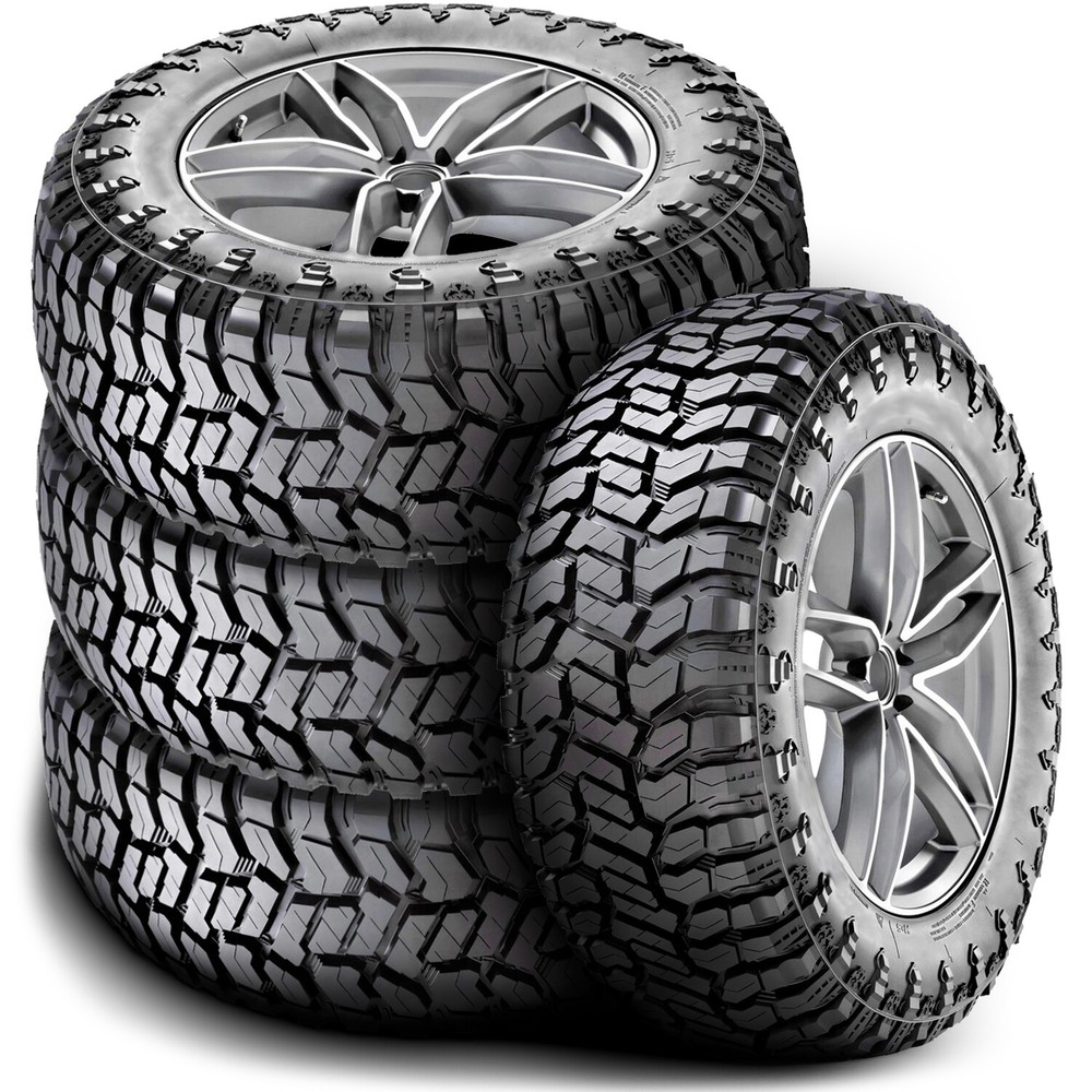 Radar Renegade R/T LT 35X12.50R18 E 10 Ply OWL Rugged Terrain Tires (4)