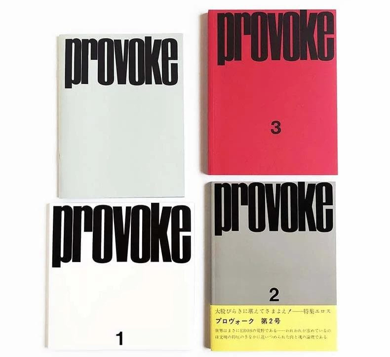 PROVOKE Complete Reprint 4Book Set Daido Moriyama Takuma Nakahira Photo Art Book